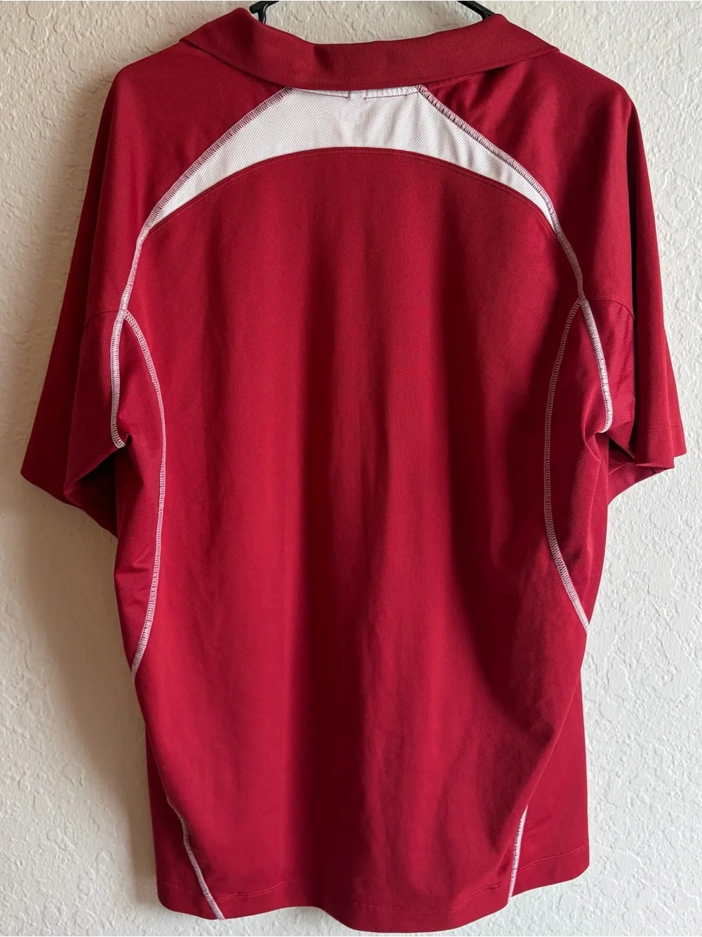 Nike Golf Arkansas Razorbacks Dri Fit Performance Polo Red - Men’s Large